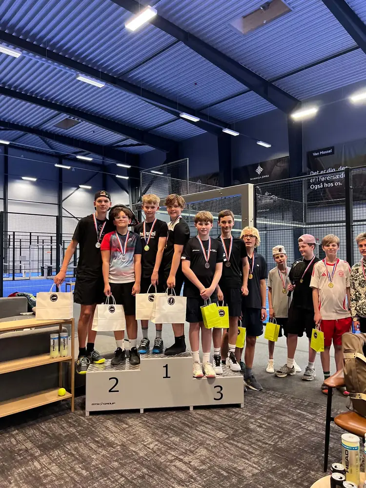 Podiet med medaljevindere ved en NextGen Cup